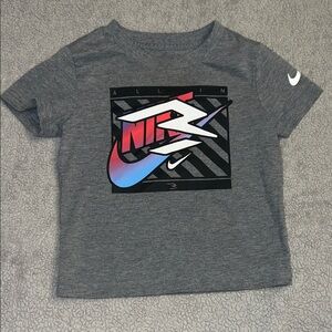 Nike 3BRAND by Russell Wilson Gradient Swoosh Graphic Tshirt Toddler size 2T